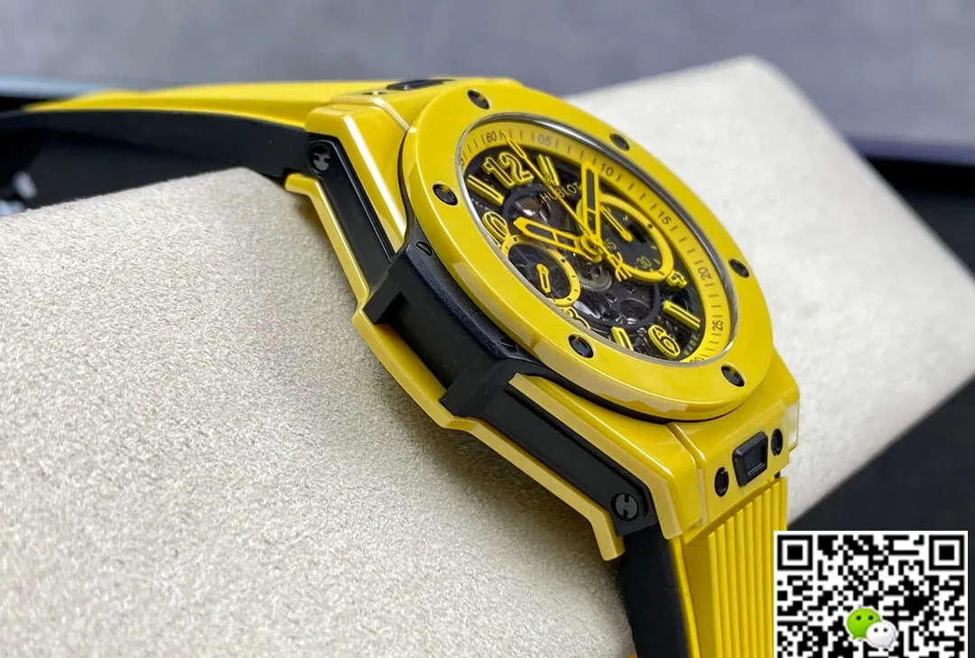 Hublot BIG BANG Unico 441.CY.471Y.RX ZF Factory 1:1 Best Edition Replica Watch Yellow Ceramic Case